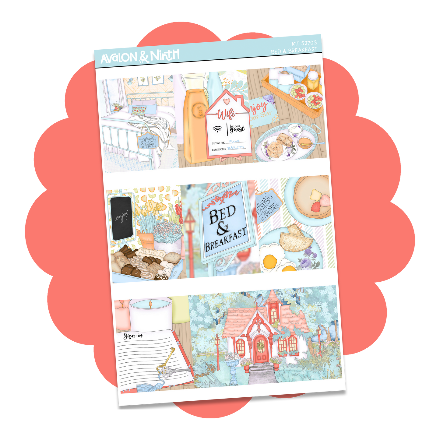 Bed & Breakfast Weekly Kit // KIT52701
