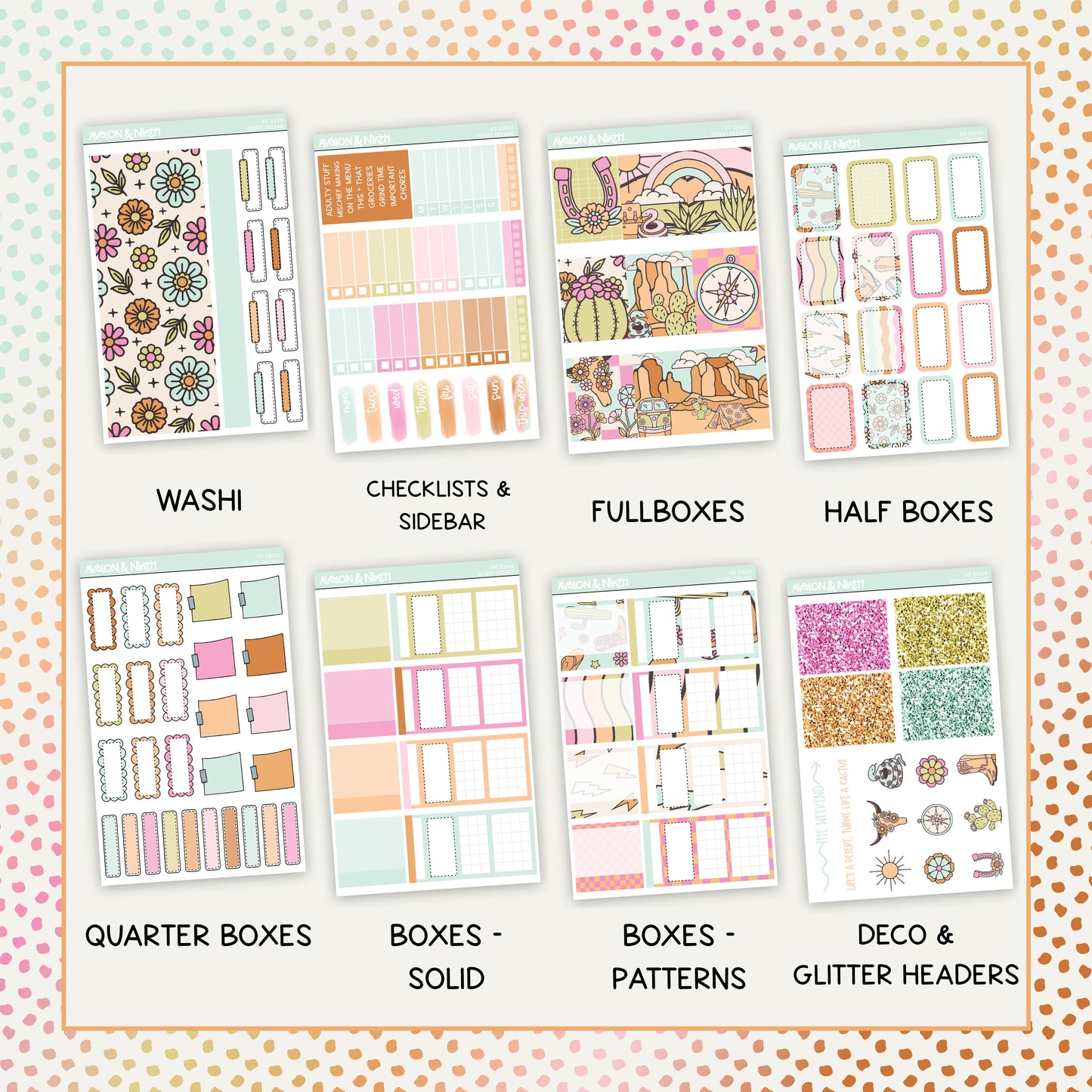 Desert Dreams Weekly Kit // KIT53001