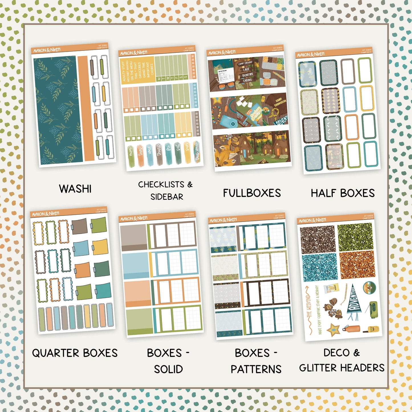 Camp Days Weekly Kit // KIT55801