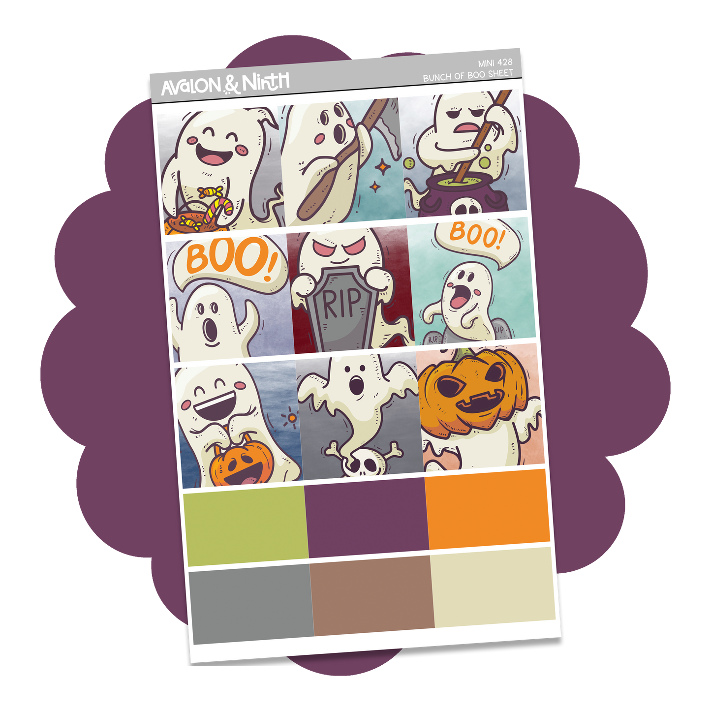 Bunch of Boo Sheet Mini Kit // MINI428