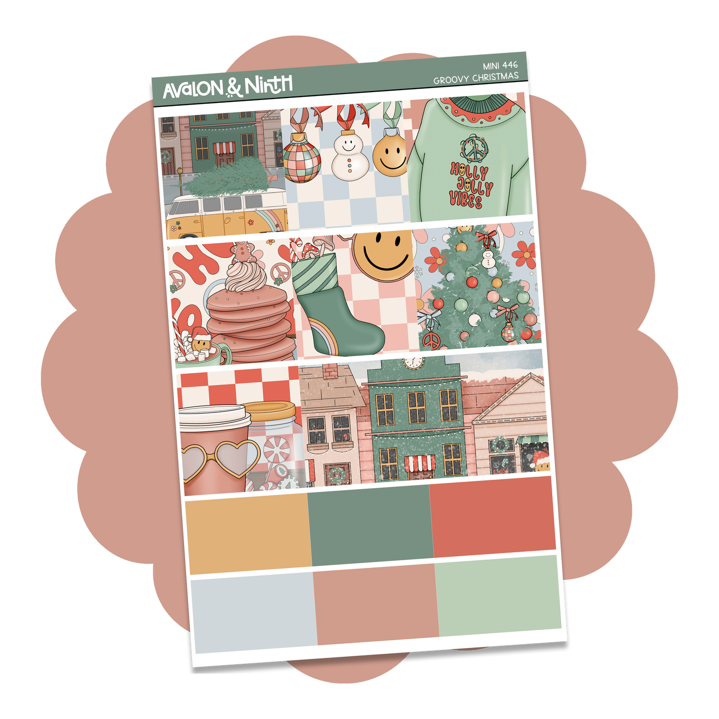 Groovy Christmas Mini Kit // MINI446