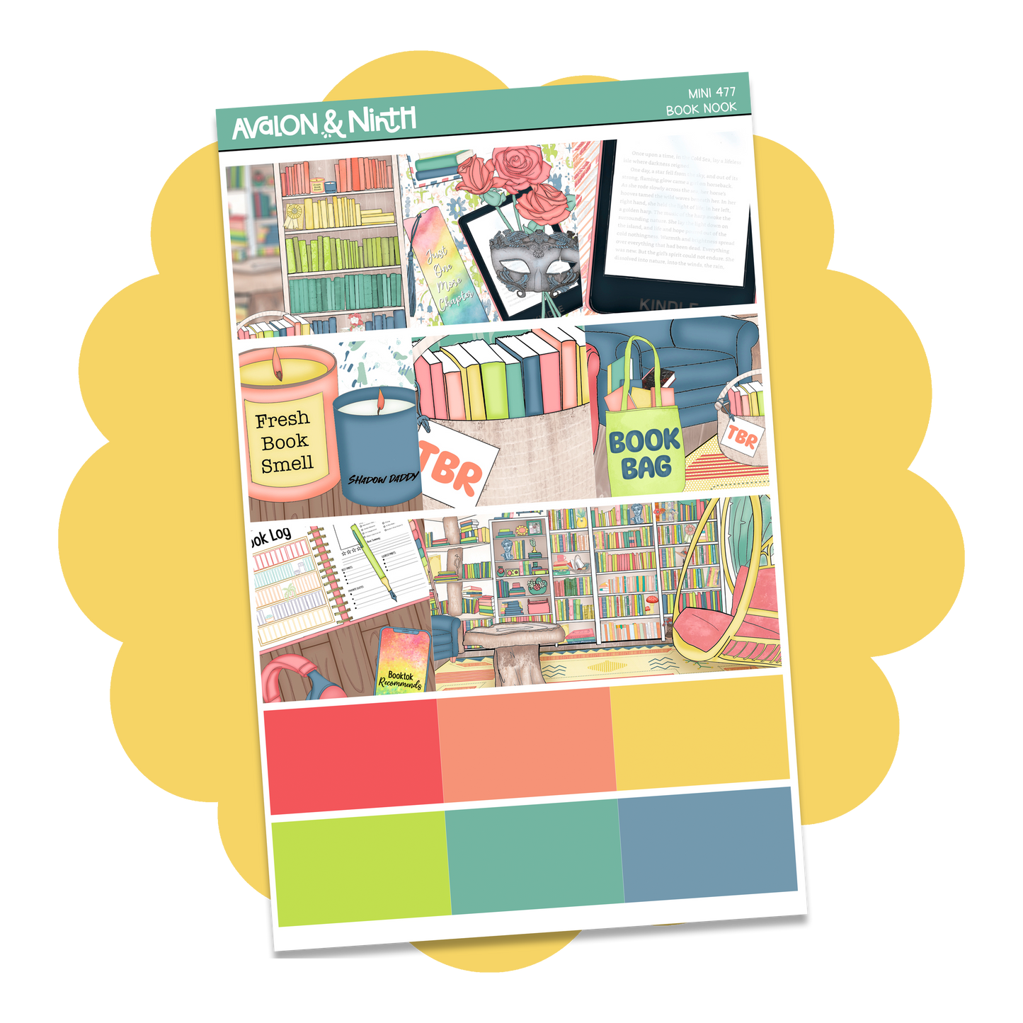 Book Nook Mini Kit // MINI477