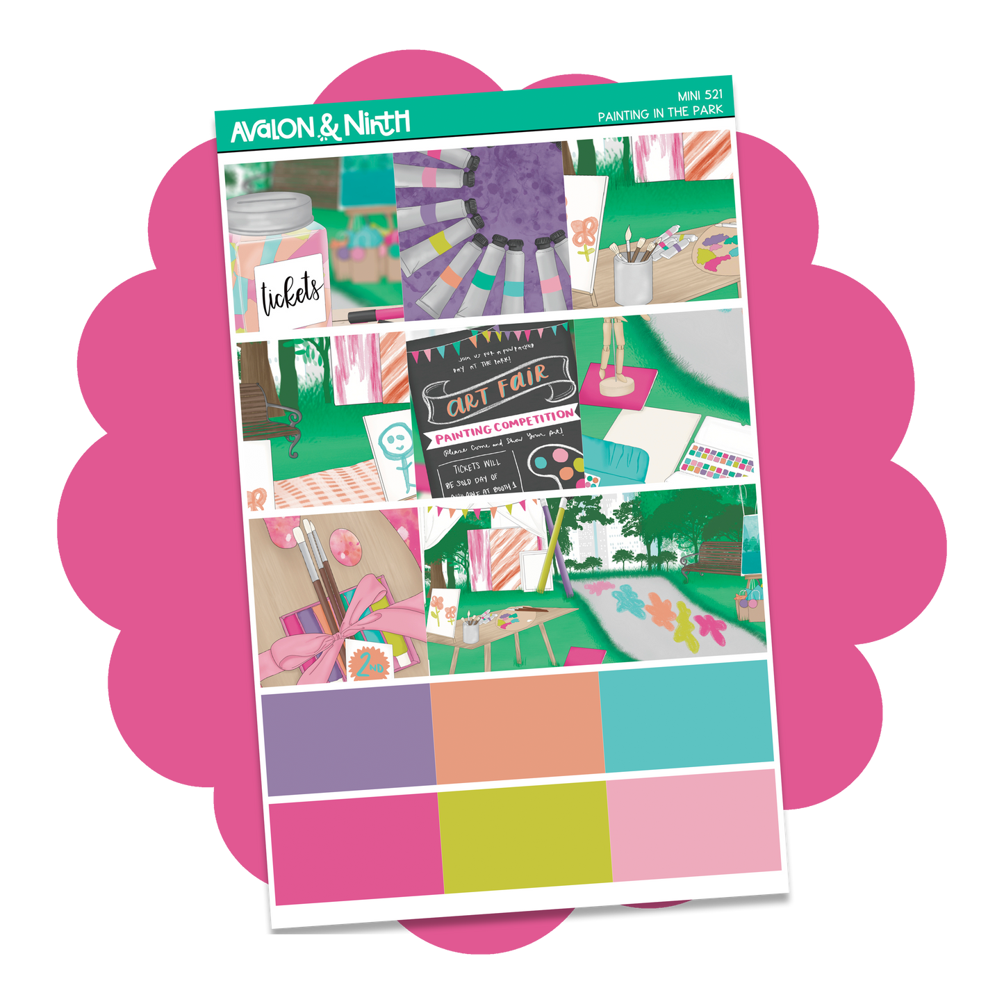 Painting in the Park Mini Kit // MINI521