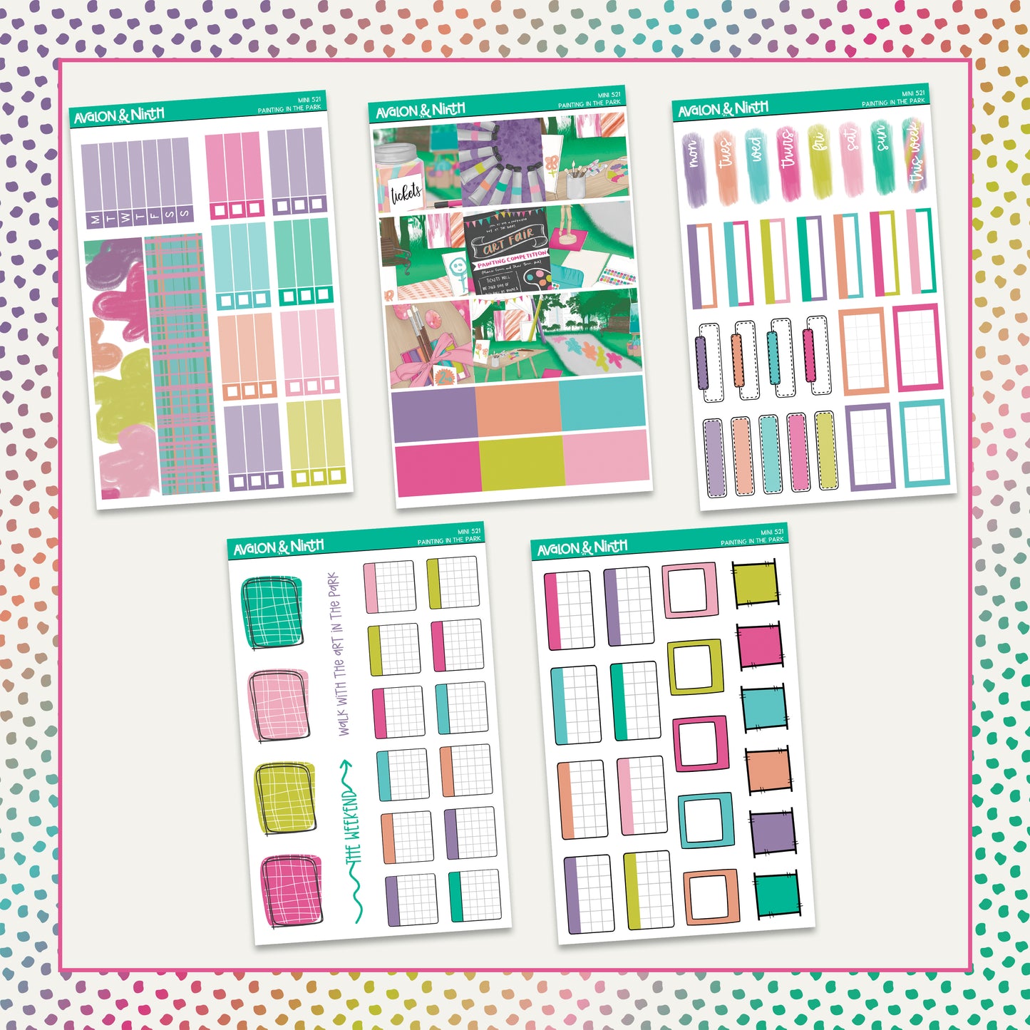 Painting in the Park Mini Kit // MINI521