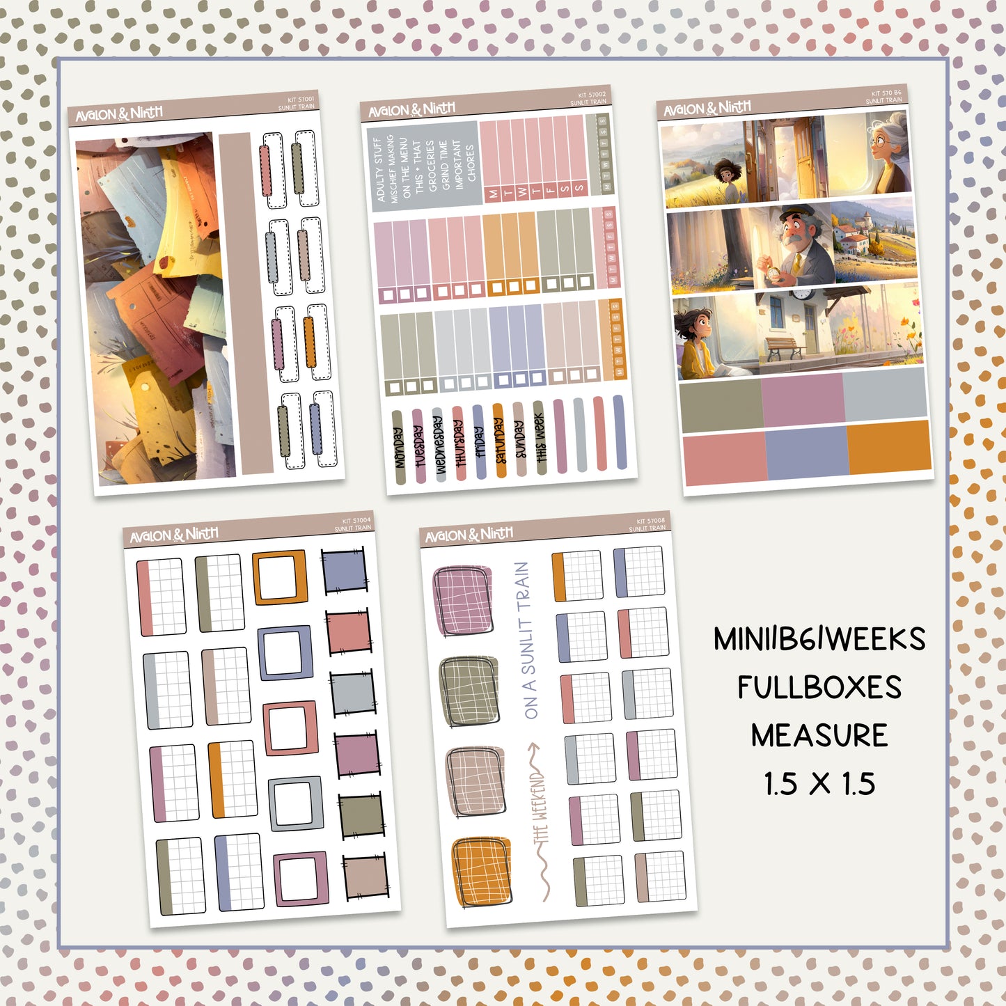Sunlit Train to Somewhere Good Mini Kit // MINI570