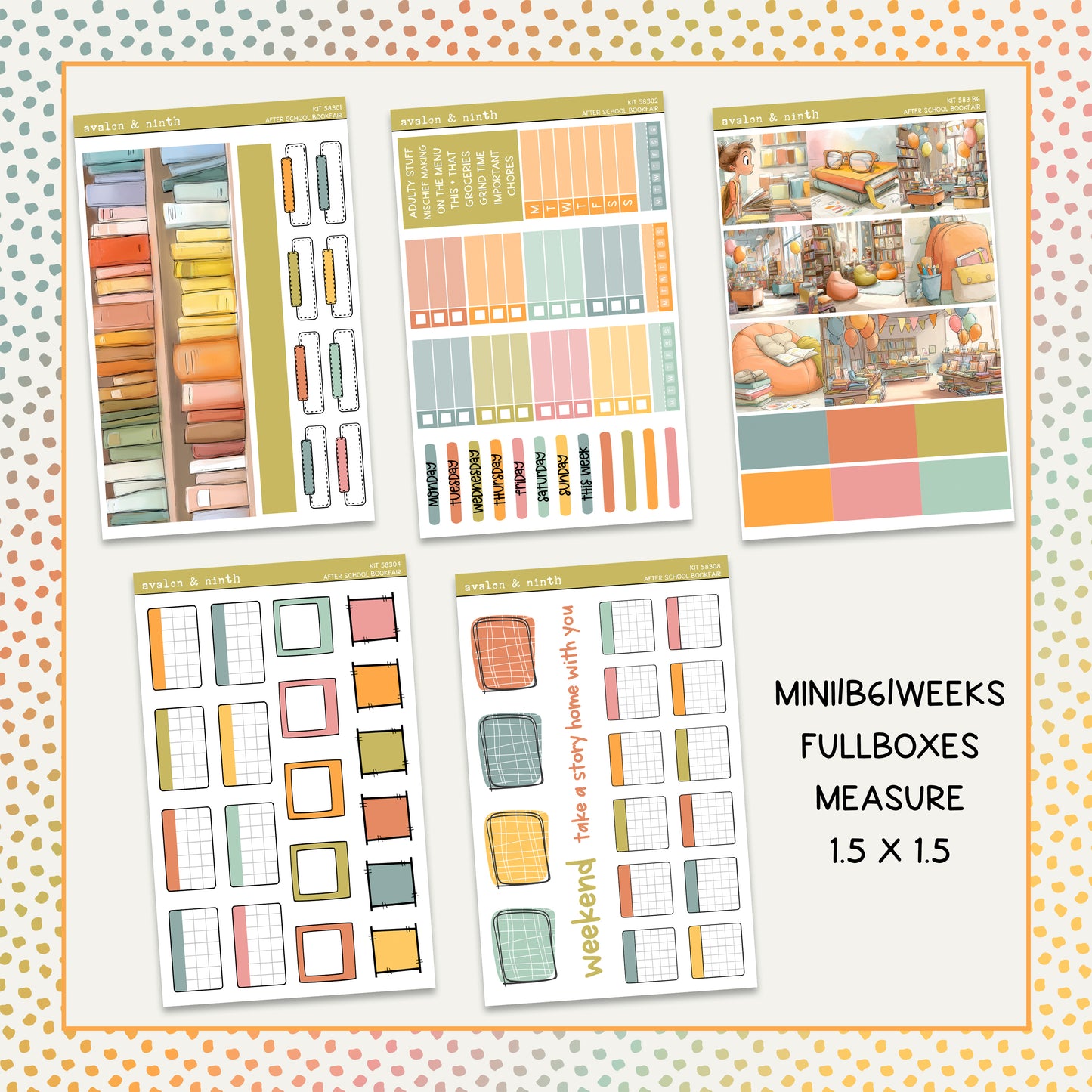 After School Book Fair Mini Kit // MINI583