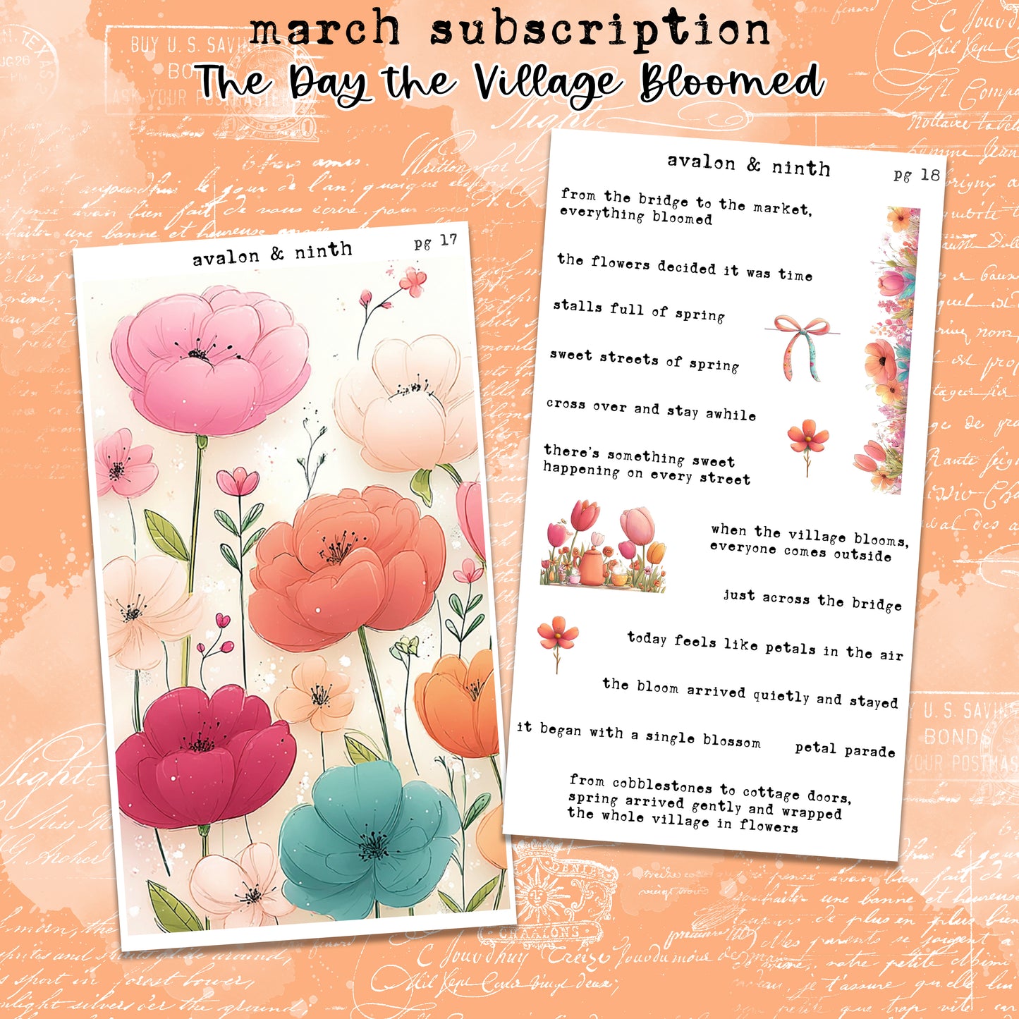 Monthly Journaling Deco Kit