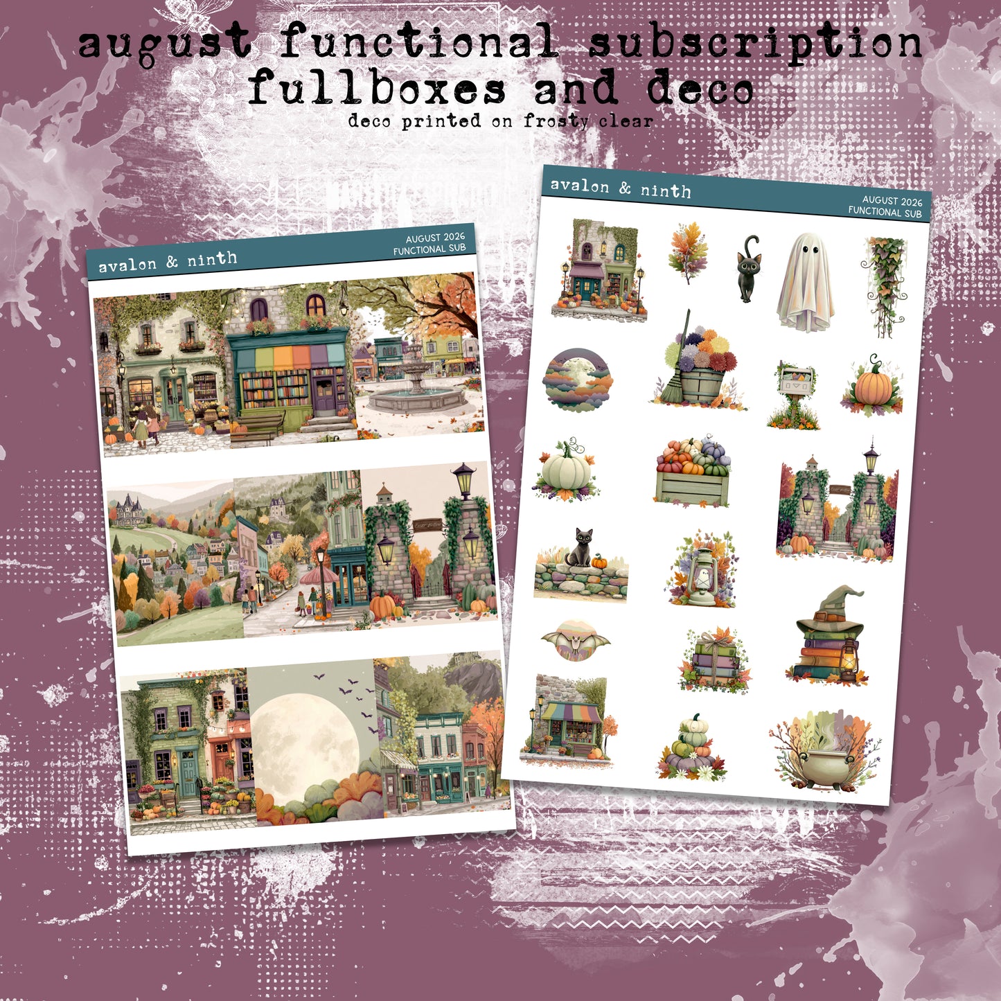 Monthly Functional Sticker Subscription