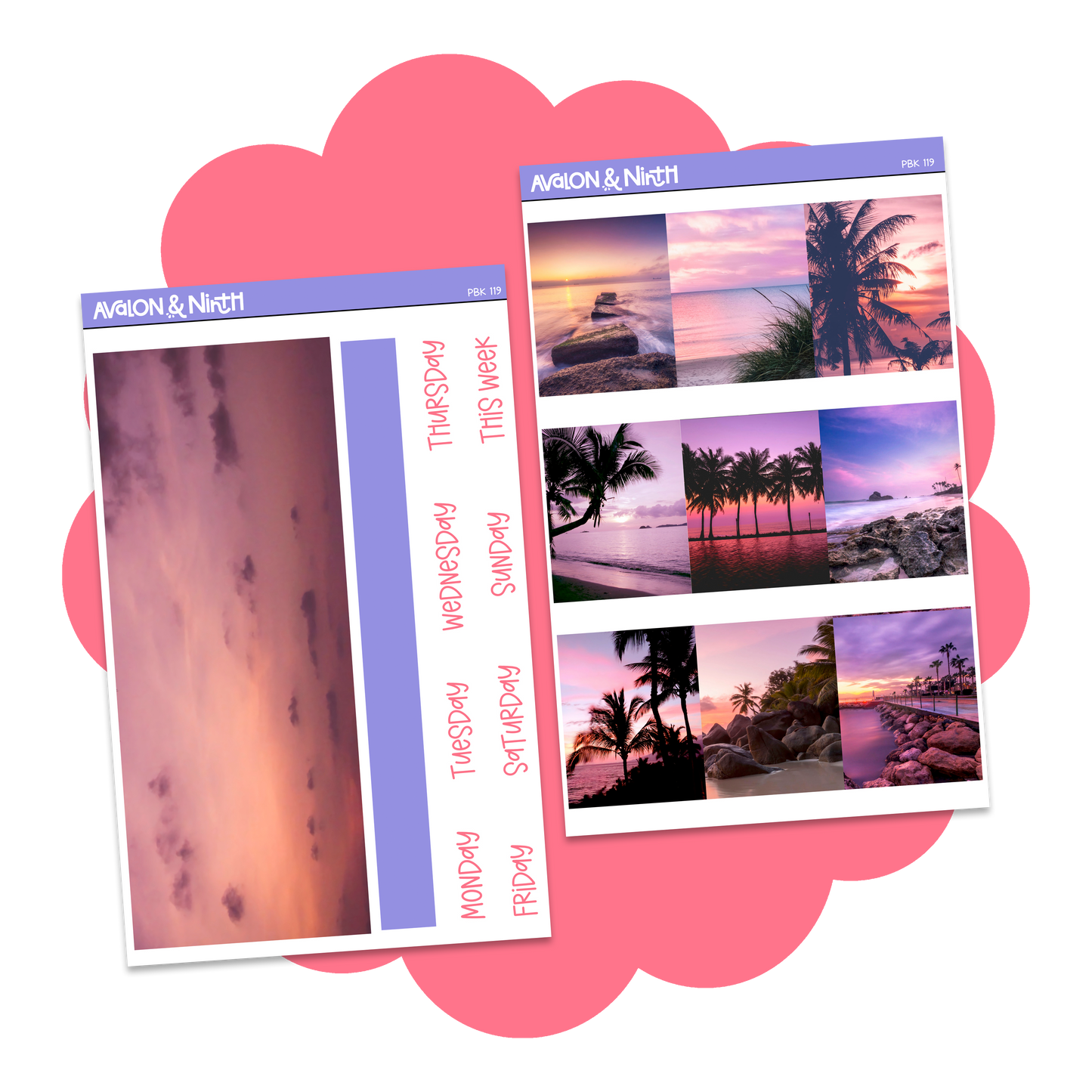 Sunset Beach Photo Base Kit // PBK119