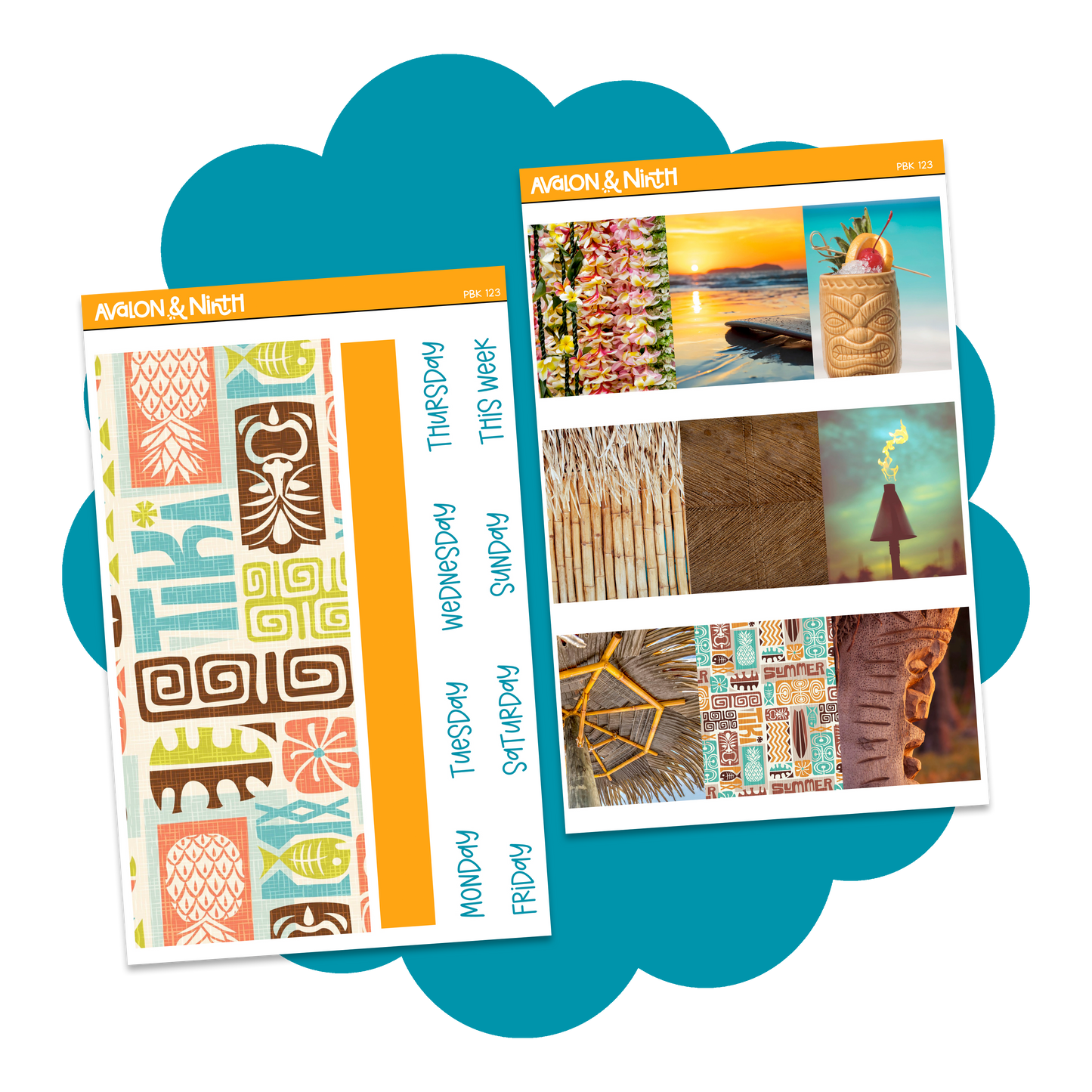 Tiki Party Photo Base Kit // PBK123