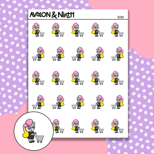 Sally - Grocery Shopping with Cart // S130