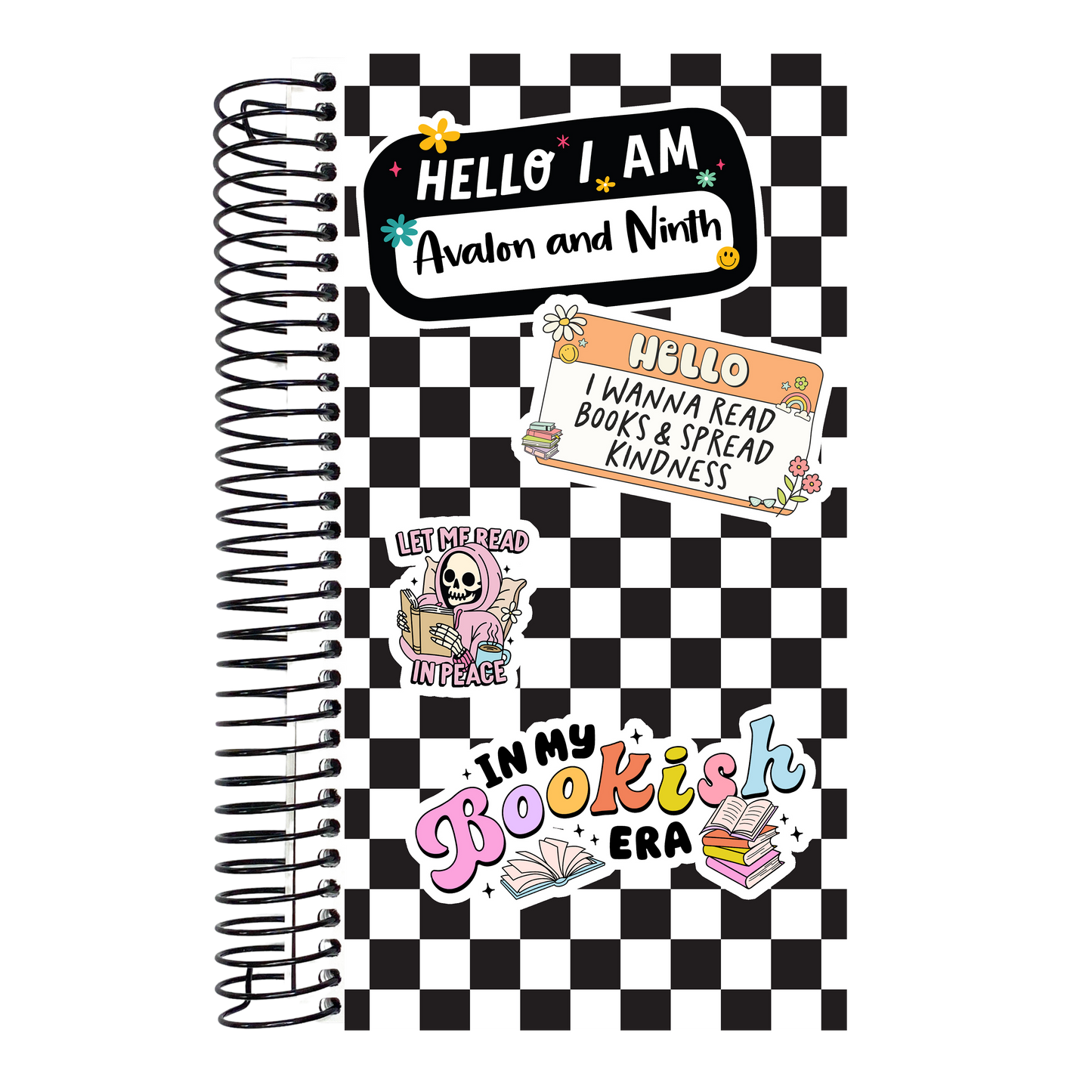 Bookish Checkerboard - Weeks Planner