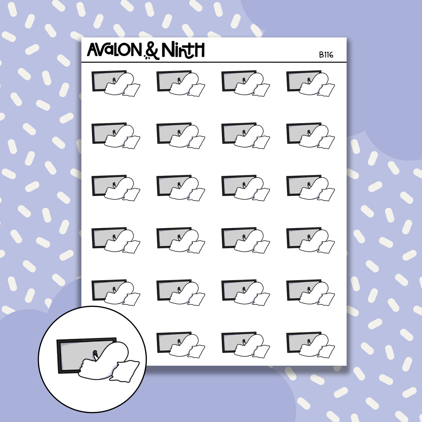 Boo - Watching TV // B116