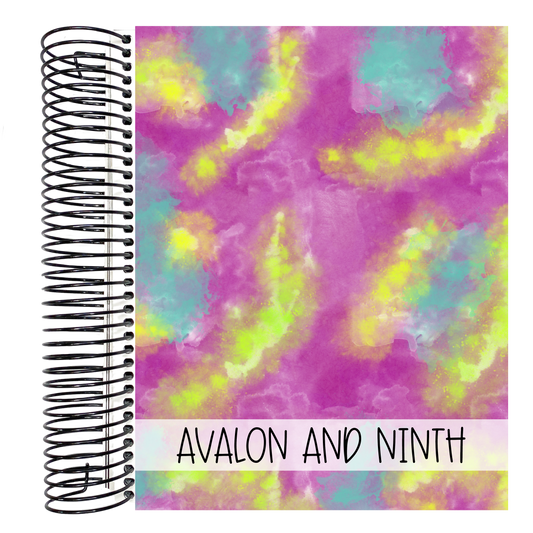 Bright Water Color - 7x9 Planner