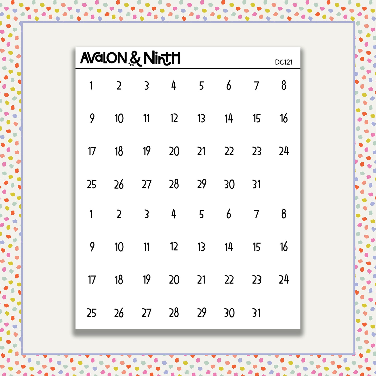Date Dots // DC121