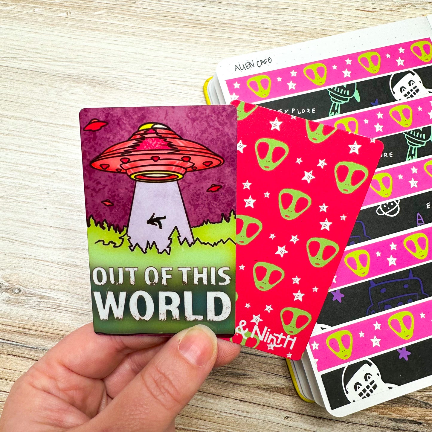 Out Of This World Washi Card