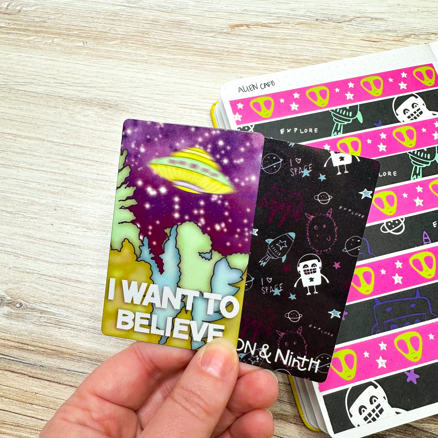 I Want To Believe Washi Card