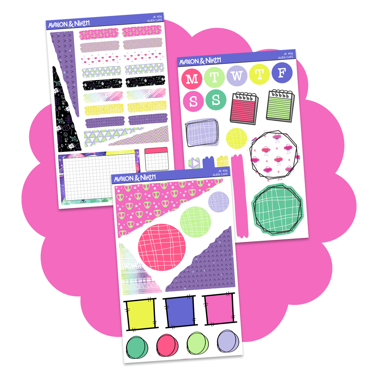 Alien Cafe Journaling Kit // JK406