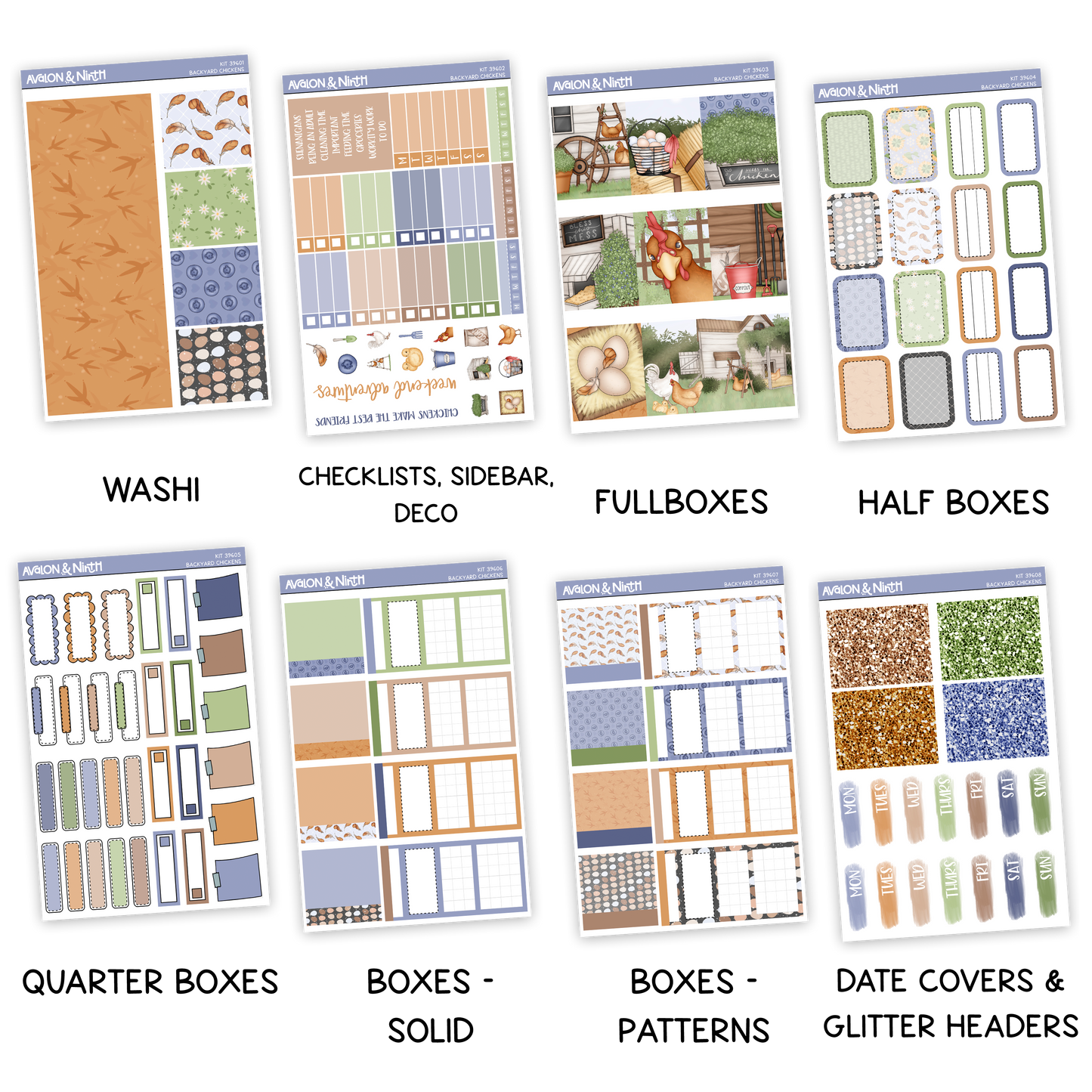 Backyard Chickens Weekly Kit // KIT39601