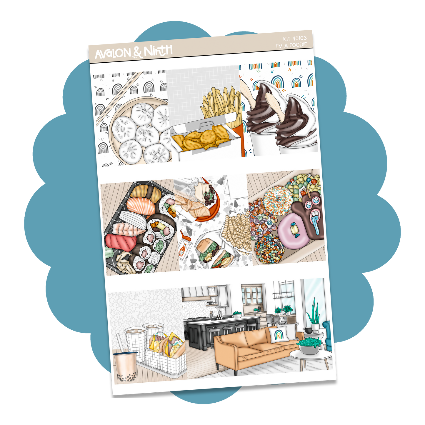 I'm A Foodie Weekly Kit // KIT40101