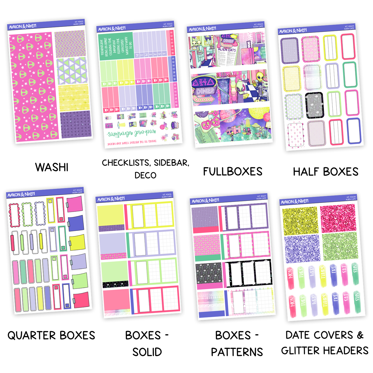 Alien Cafe Weekly Kit // KIT40601