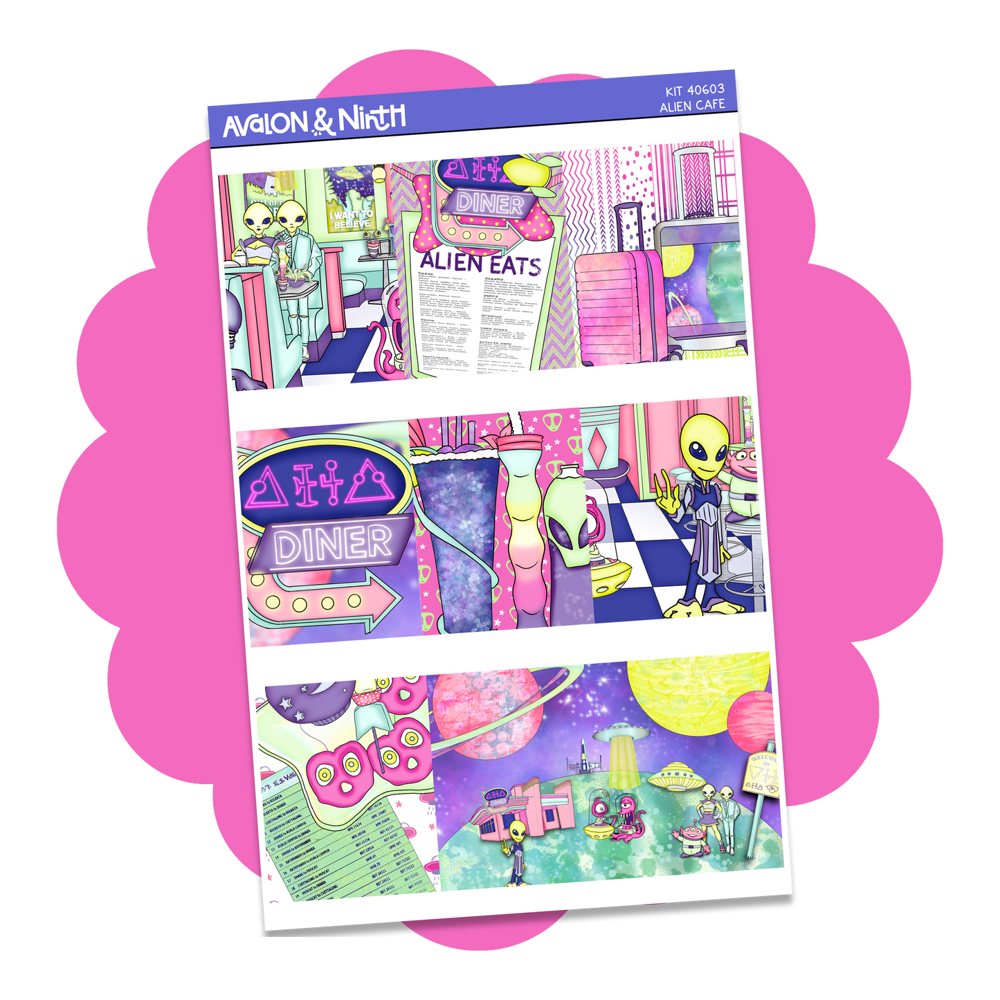 Alien Cafe Weekly Kit // KIT40601