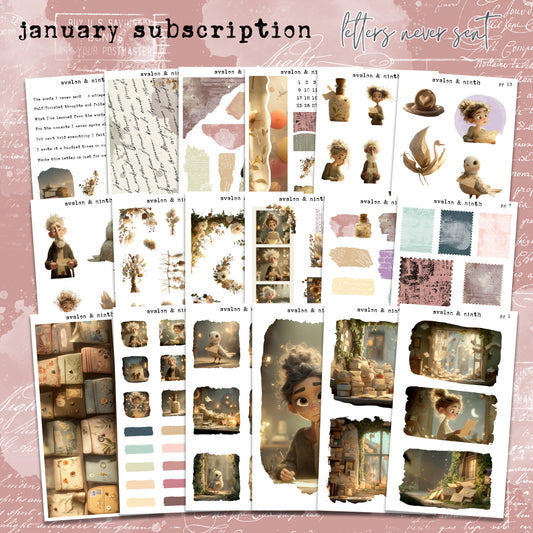 Monthly Journaling Deco Kit