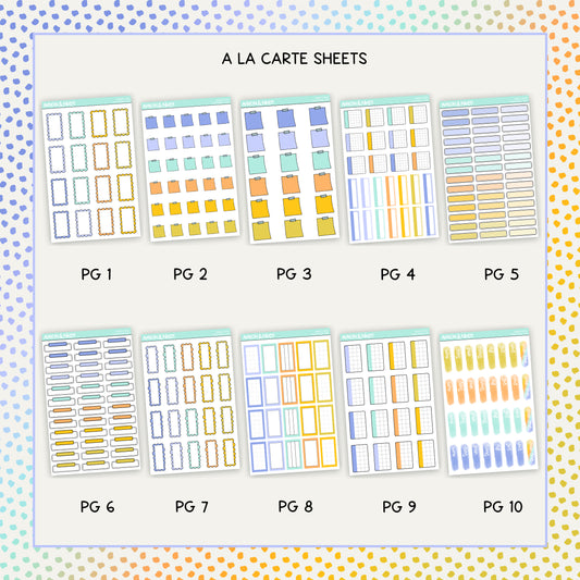 Monthly Functional Subscription - A La Carte Sheets