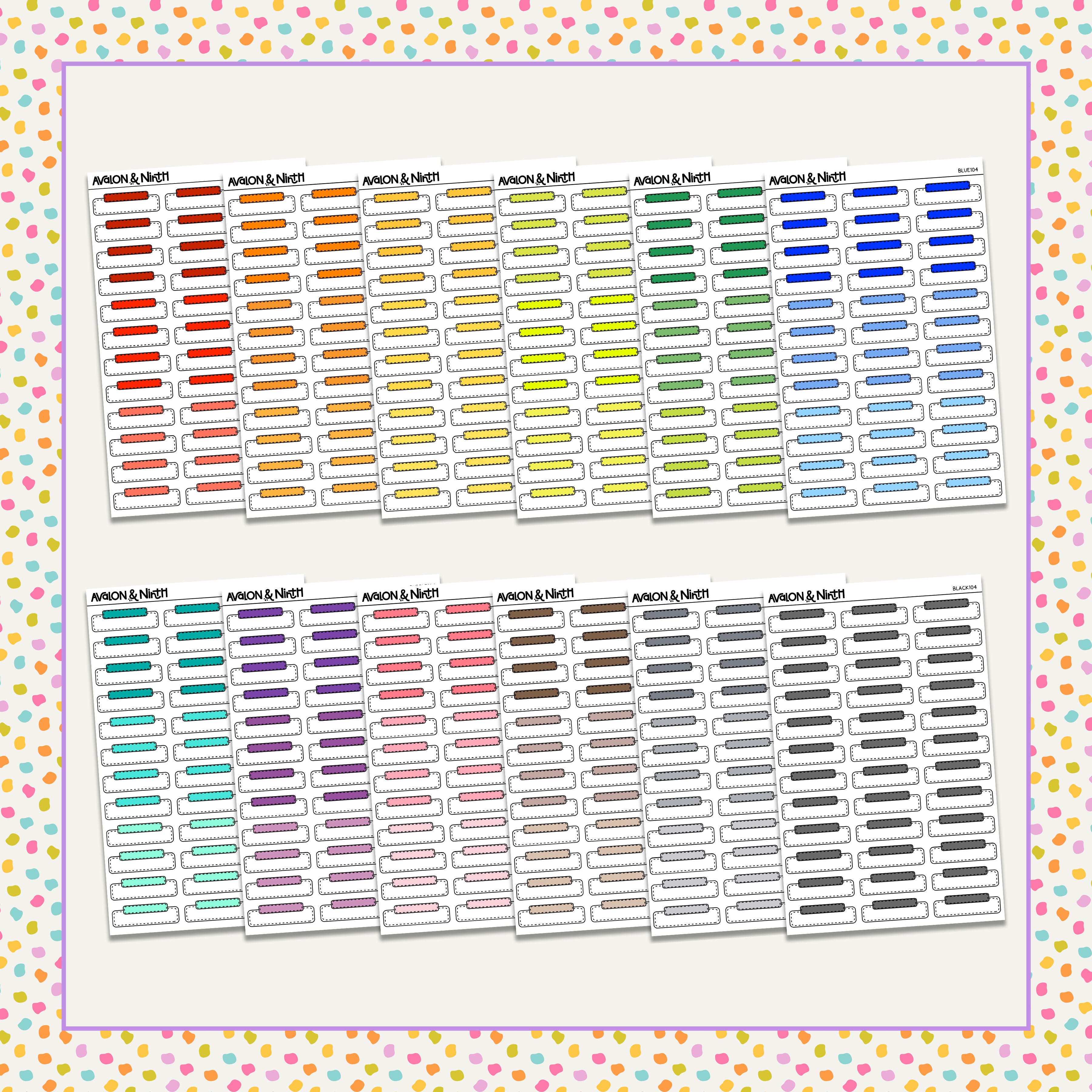 Quarter Stitched Appointment Box Functionals // Choose your color ...