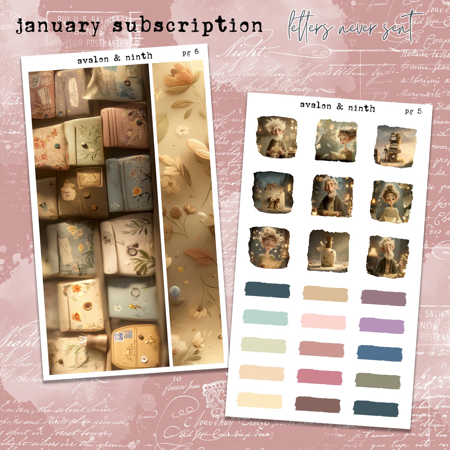 Monthly Journaling Deco Kit