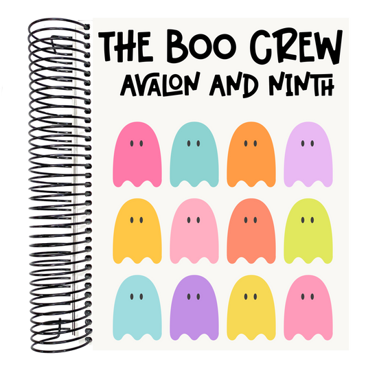 Boo Crew - 7x9 Planner - Vertical or Academic