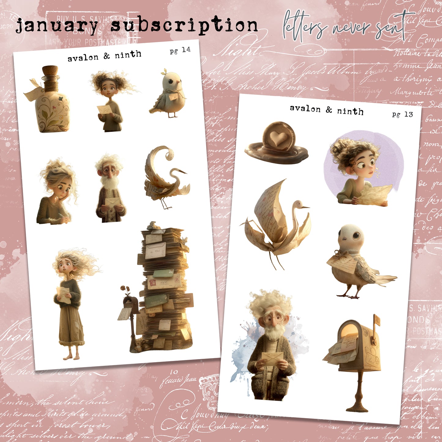 Monthly Journaling Deco Kit