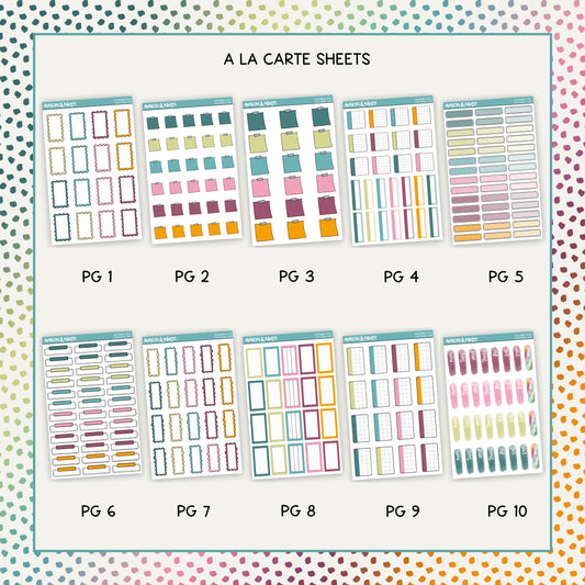 Monthly Functional Subscription - A La Carte Sheets