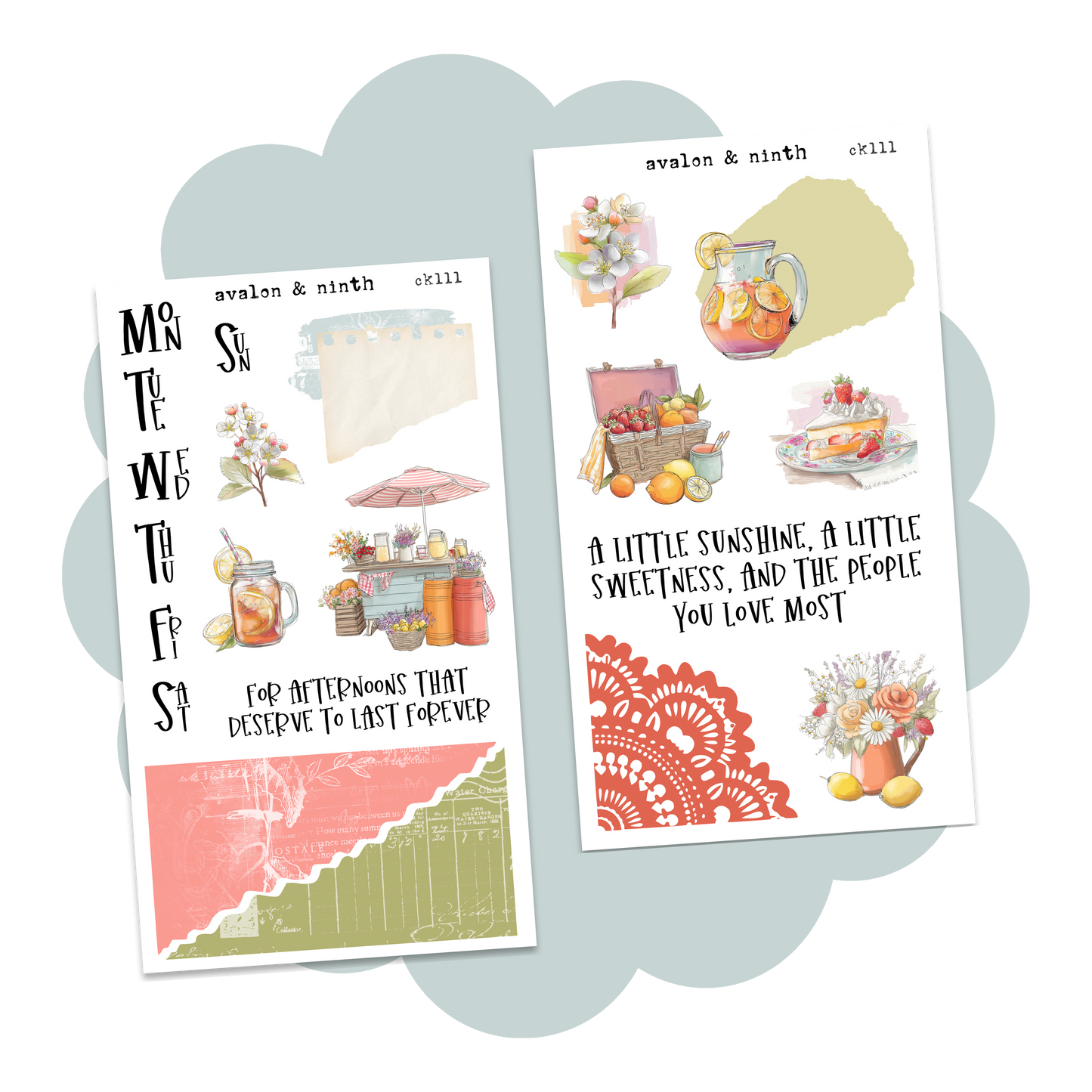 Strawberry Lemonade Social Creative Kit // CK111