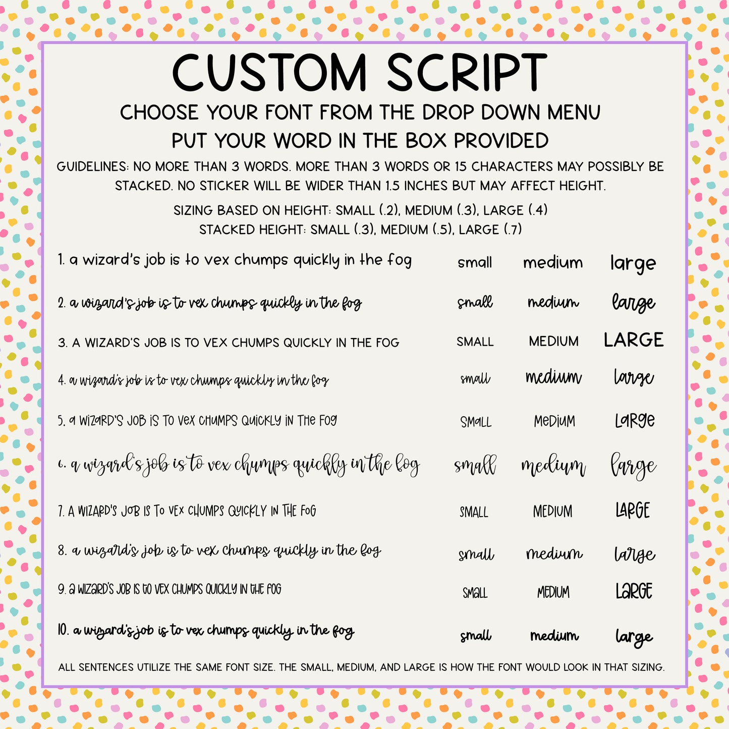 Custom Scripts