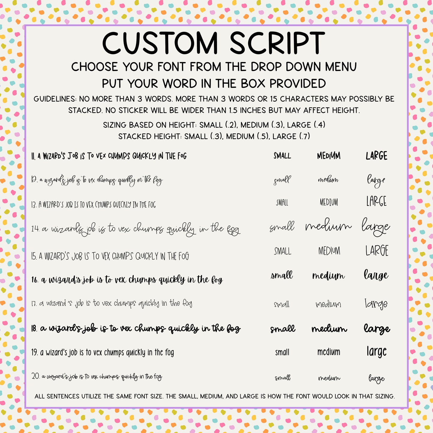 Custom Scripts