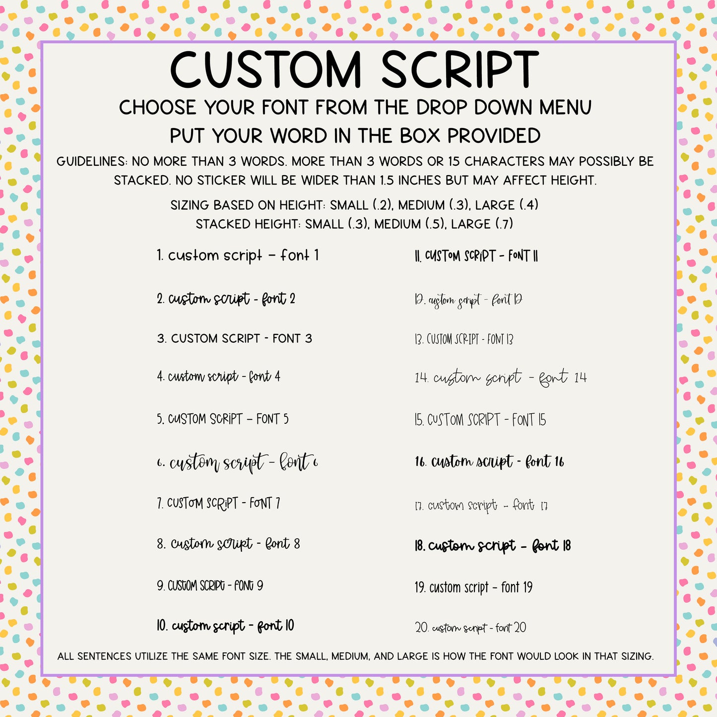 Custom Scripts