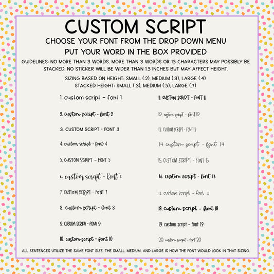 Custom Scripts