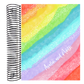 Rainbow With White Stripes - 7x9 Academic Planner