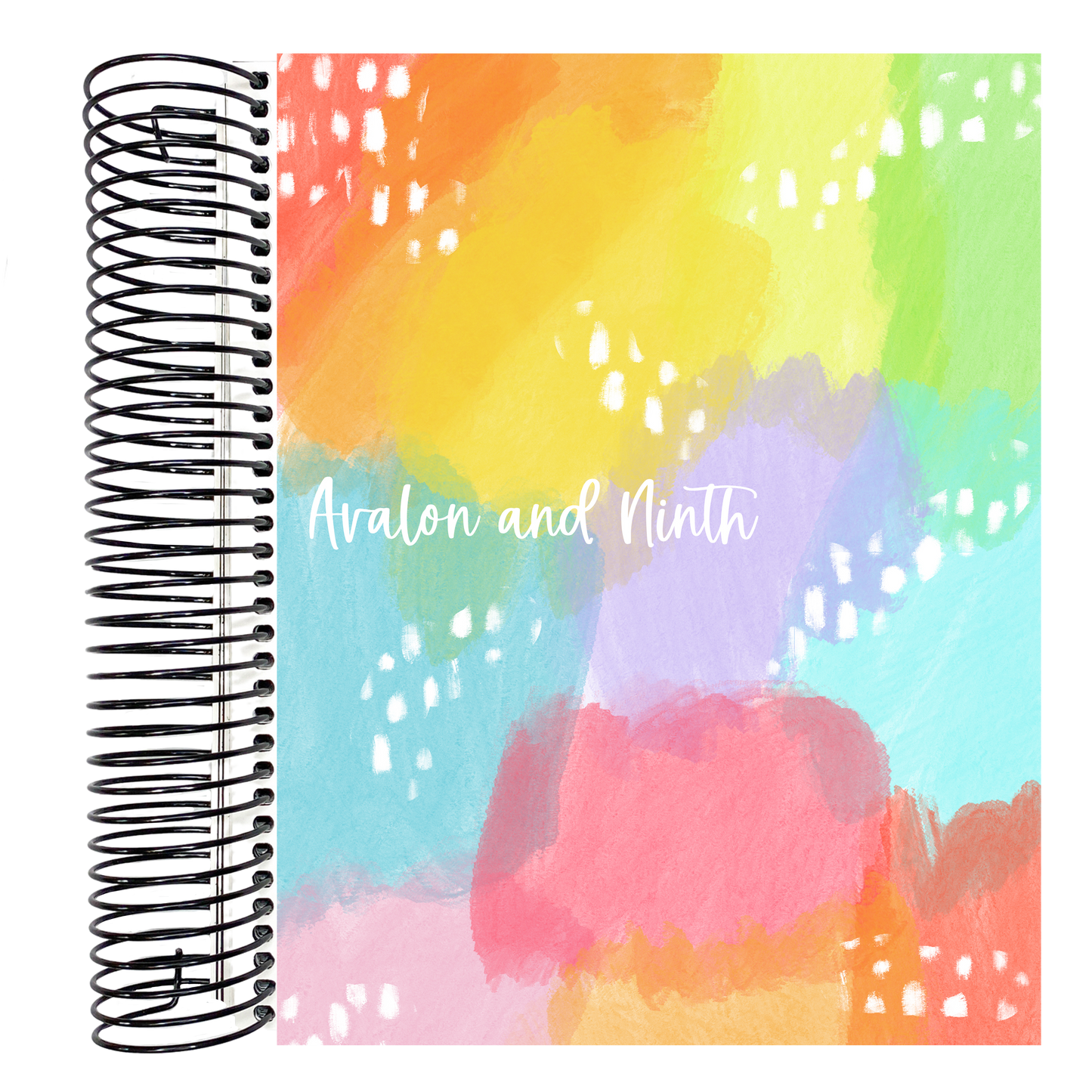 Water Color Spots - 7x9 Academic Planner