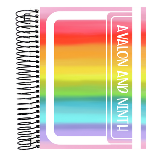 Rainbow Personalized - B6 Academic Planner