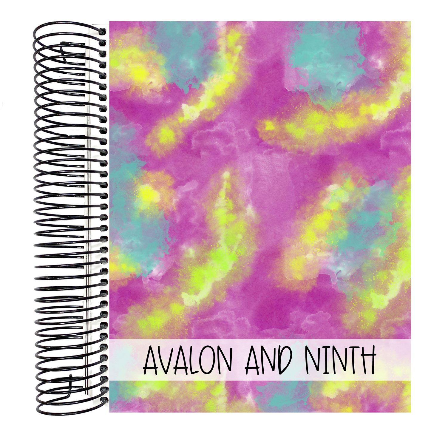 Bright Water Color - 7x9 Academic Planner