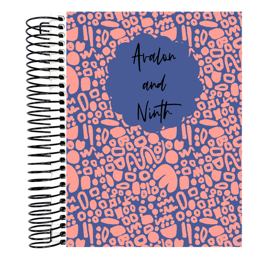 Coral Abstract - B6 Academic Planner