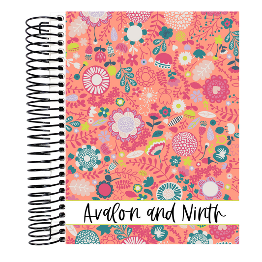 Bright Floral - B6 Academic Planner