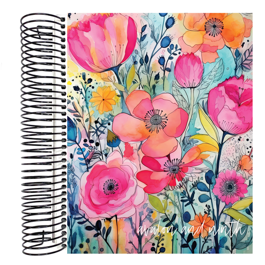 Abstract Florals - 7x9 Planner