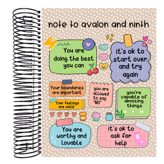 Reminder Notes - 7x9 Daily Planner