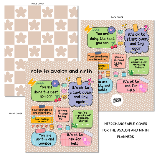 Reminder Notes - A La Carte Cover - 7x9, B6, Weeks