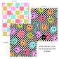 Checkerboard Grunge Smiles - A La Carte Cover - 7x9, B6, Weeks