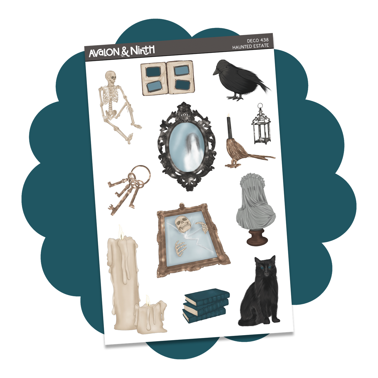 Haunted Estate Deco Sheet // DECO438