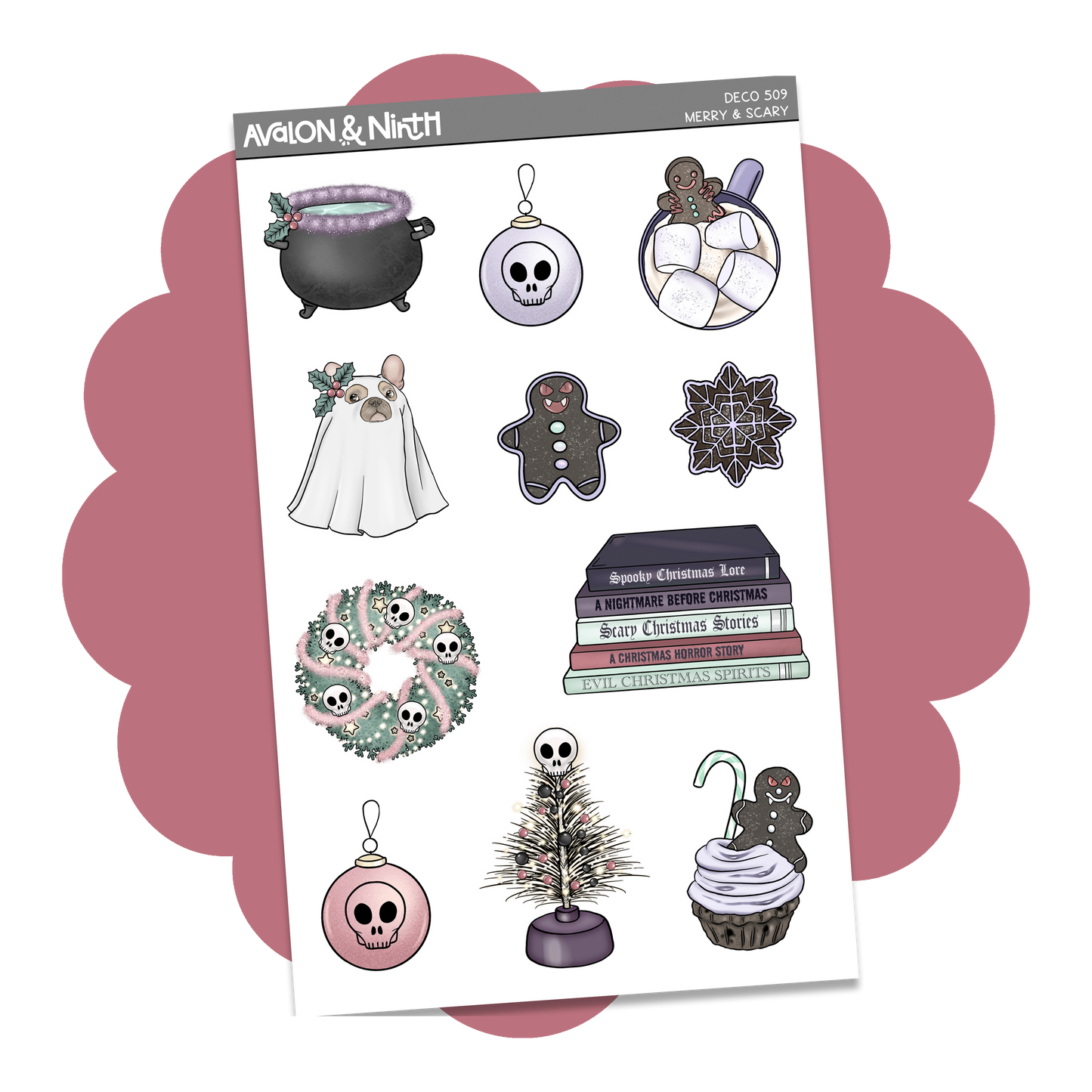 Merry & Scary Deco Sheet // DECO509